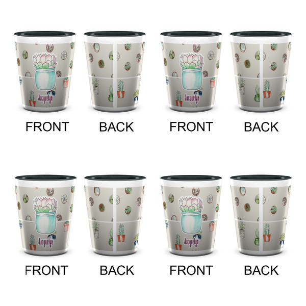 Cactus Shot Glassess - Two Tone - Set of 4 - APPROVAL