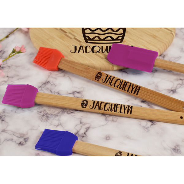 Cactus Silicone Brush - Purple - Lifestyle