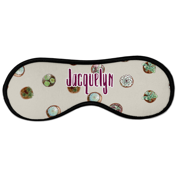 Custom Cactus Sleeping Eye Masks - Large (Personalized)