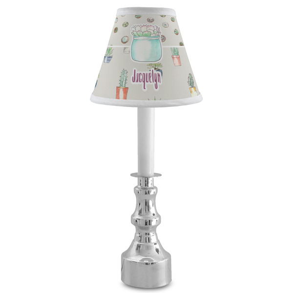 Cactus Small Chandelier Lamp - LIFESTYLE (on candle stick)