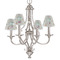 Cactus Small Chandelier Shade - LIFESTYLE (on chandelier)