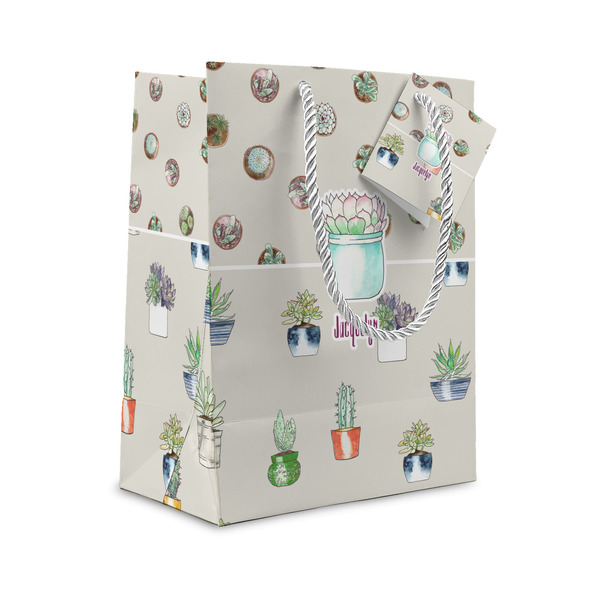 Custom Cactus Gift Bag (Personalized)