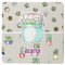 Cactus Square Rubber Backed Coaster (Personalized)