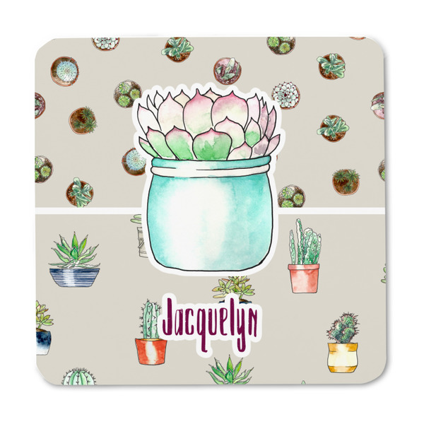 Cactus Square Fridge Magnet - FRONT