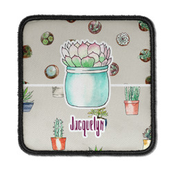 Cactus Iron On Square Patch w/ Name or Text
