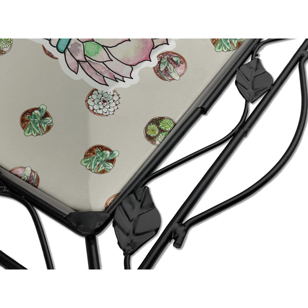 Cactus Square Trivet - Detail