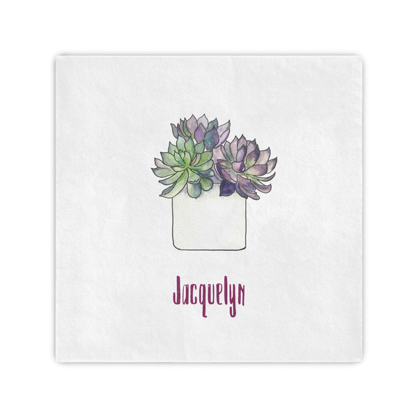 Custom Cactus Cocktail Napkins (Personalized)