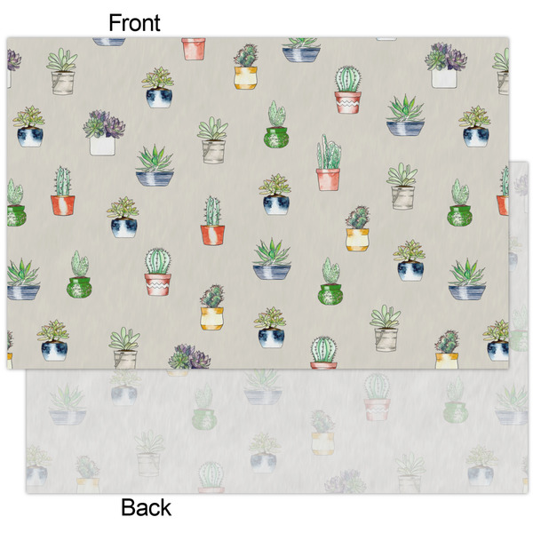 Cactus Tissue Paper - Heavyweight - XL - Front & Back