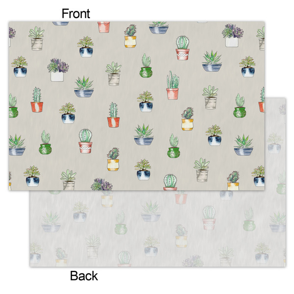 Cactus Tissue Paper - Lightweight - Small - Front & Back