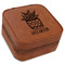Cactus Travel Jewelry Boxes - Leather - Rawhide - Angled View
