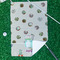 Cactus Waffle Weave Golf Towel - In Context