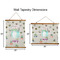 Cactus Wall Hanging Tapestries - Parent/Sizing