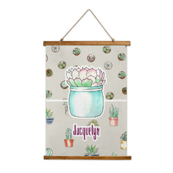 Cactus Wall Hanging Tapestry - Tall (Personalized)