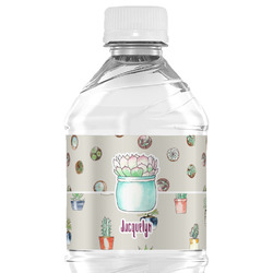 Cactus Water Bottle Labels - Custom Sized (Personalized)