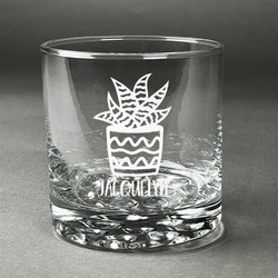 Cactus Whiskey Glass (Single) (Personalized)