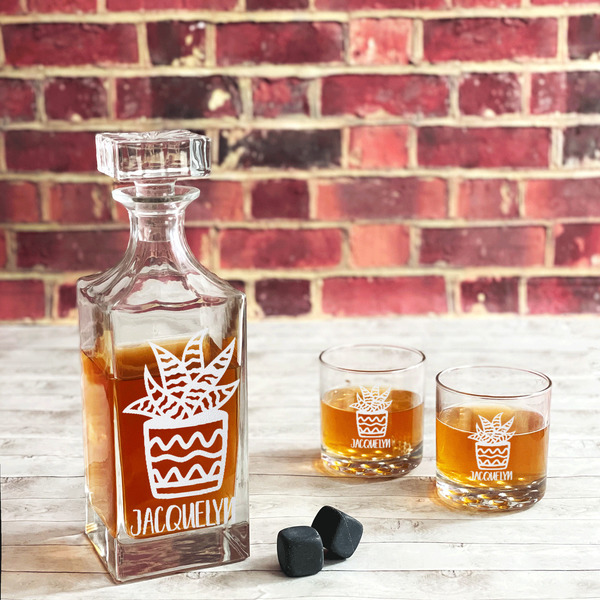 Cactus Whiskey Glass - In Context