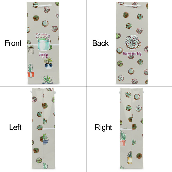 Cactus Wine Gift Bag - Gloss - Approval
