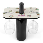 Cactus Wine Bottle & Glass Holder (Personalized)