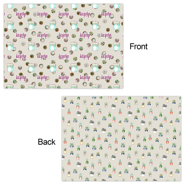 Cactus Wrapping Paper Sheet - Double Sided - Front & Back