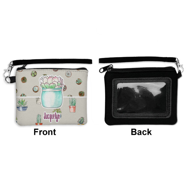 Cactus Wristlet ID Cases - Front & Back