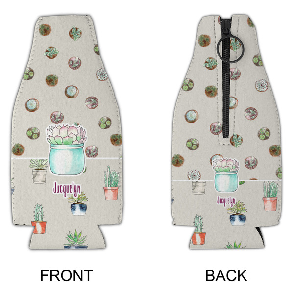 Cactus Zipper Bottle Cooler - APPROVAL