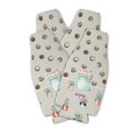 Cactus Zipper Bottle Cooler - Set of 4 (Personalized)