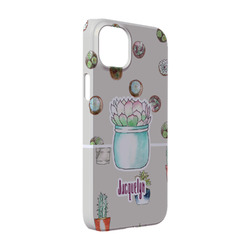 Cactus iPhone Case - Plastic - iPhone 14 (Personalized)