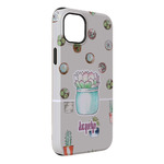 Cactus iPhone Case - Rubber Lined - iPhone 14 Pro Max (Personalized)