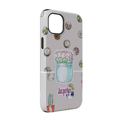 Cactus iPhone Case - Rubber Lined - iPhone 14 (Personalized)