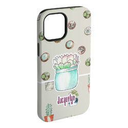 Cactus iPhone Case - Rubber Lined (Personalized)