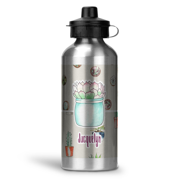 Custom Cactus Water Bottle - Aluminum - 20 oz (Personalized)