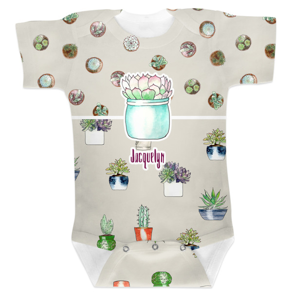 Custom Cactus Baby Bodysuit (Personalized)