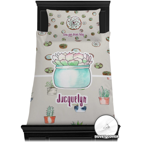 Succulents Bedding Set (Twin) - Duvet