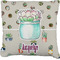 Cactus Faux-Linen Throw Pillow 16" (Personalized)