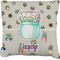 Cactus Faux-Linen Throw Pillow 26" (Personalized)