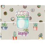 Cactus Woven Fabric Placemat - Twill w/ Name or Text