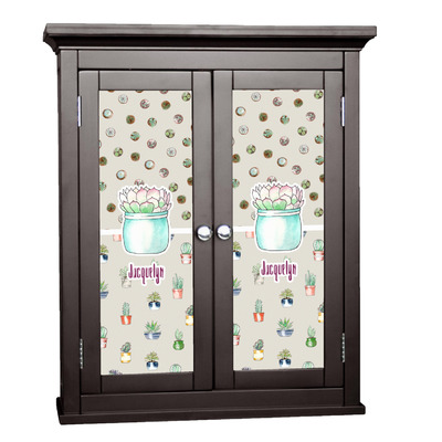 Cactus Cabinet Decal - Custom Size (Personalized)