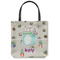 Cactus Canvas Tote Bag - Small - 13"x13" (Personalized)