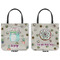 Succulents Canvas Tote - Front and Back
