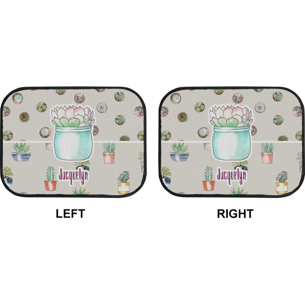 Succulents Car Floor Mats (Back Seat) (Approval)