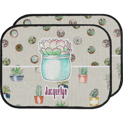 Cactus Car Floor Mats (Back Seat) (Personalized)