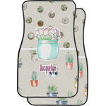 Cactus Car Floor Mats (Front Seat) (Personalized)