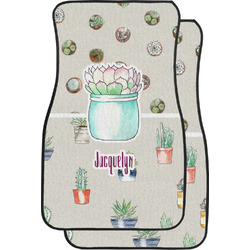 Cactus Car Floor Mats (Front Seat) (Personalized)