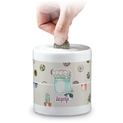 Cactus Coin Bank (Personalized)