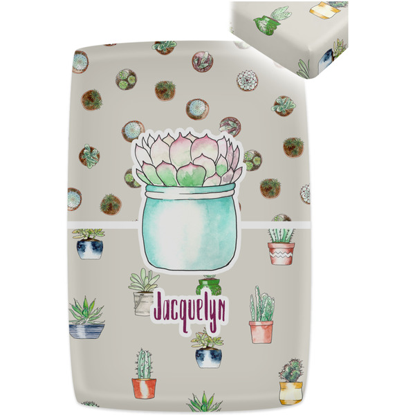 Succulents Crib Fitted Sheet - Apvl