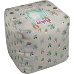 Cactus Cube Pouf Ottoman (Personalized)