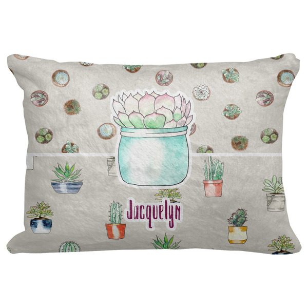 Custom Cactus Decorative Baby Pillowcase - 16"x12" (Personalized)