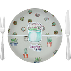Cactus Glass Lunch / Dinner Plate 10" (Personalized)