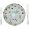 Cactus 10" Glass Lunch / Dinner Plates - Single or Set (Personalized)