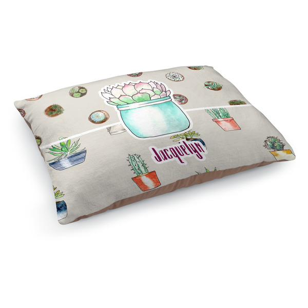 Custom Cactus Dog Bed - Medium w/ Name or Text